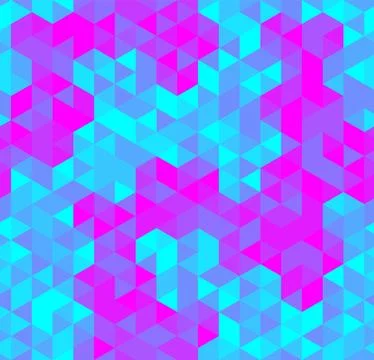 Vector trendy low poly seamless pattern. Camouflage polygonal background Stock Illustration
