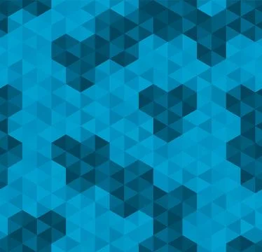 Vector trendy low poly seamless pattern. Camouflage polygonal background Illustrazione stock