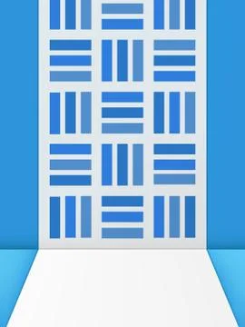 Vector Trendy Minimal Geometric Studio Shot Background Stock Illustration