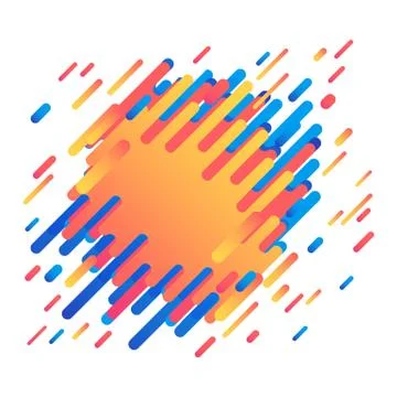 Vector trendy vibrant gradient background template Illustrazione stock