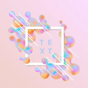 Vector trendy vibrant gradient background template Stock Illustration