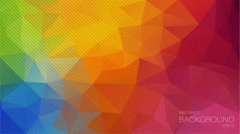 Vector Triangle background with oblique lines Stock Illustration