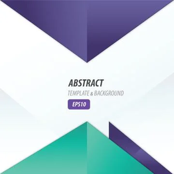 Vector triangle design Violet and Blue color Stock Illustration