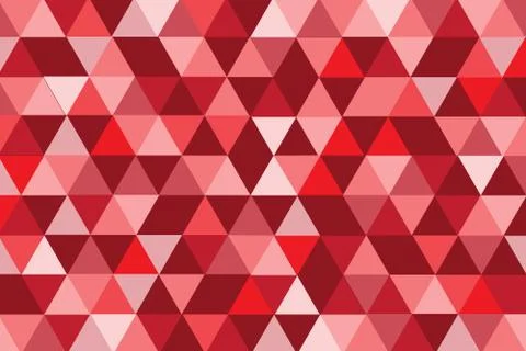 Vector : triangle red poly Stock Illustration