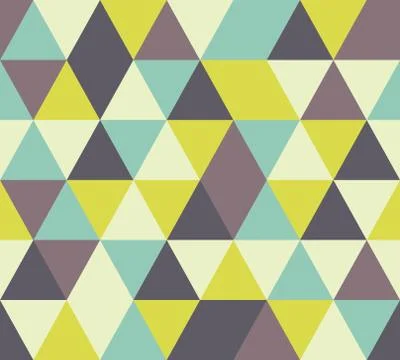 Vector triangle seamless pattern Stock Illustration