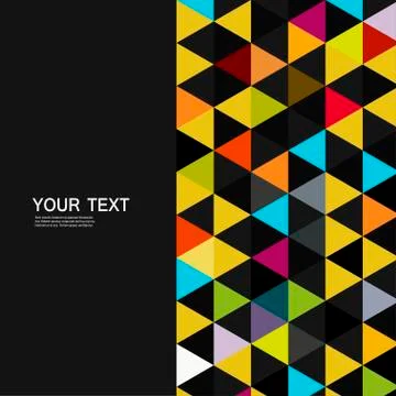 Vector triangle texture background Stock Illustration