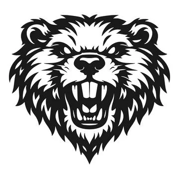 Vector tribal beaver logo Stock Illustration