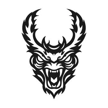 Vector tribal beetle logo Stock Illustration