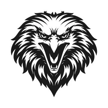 Vector tribal eagle logo イラスト素材