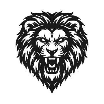 Vector tribal lion logo Stock Illustration