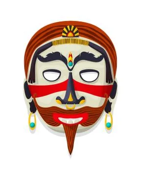 Vector tribal mask Stock-Illustration