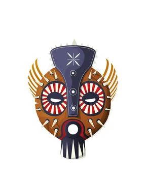 Vector tribal mask Stock Illustration