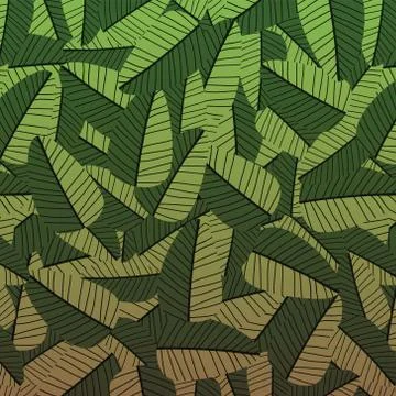 Vector tropic seamless pattern Stock Illustration