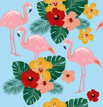 Vector tropical background Illustrazione stock
