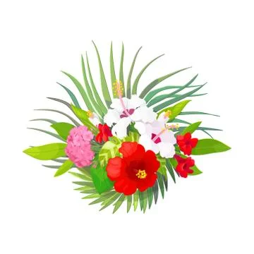 Vector tropical pattern clip art Stock Illustration