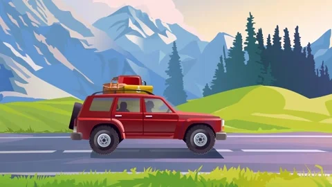 Vector Trucks and Delivery Vehicles for Commercial Use Stock Footage 313234462