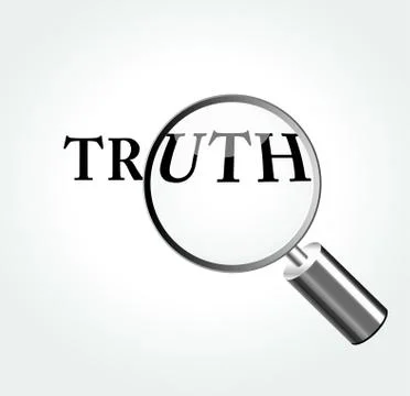 Vector truth concept Stock Illustration