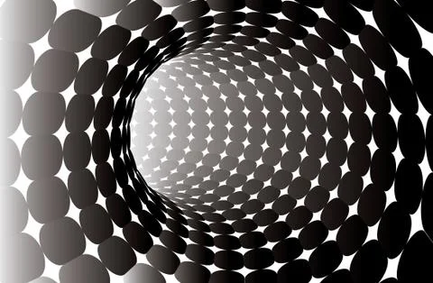 Vector tunnel background Ilustración de archivo