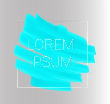 Vector turquoise stripes drawn with markers. Elements for design and backgrou Illustrazione stock