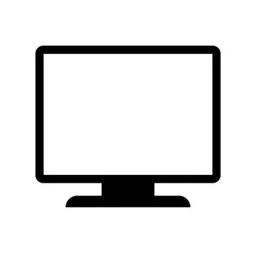 Vector tv icon set on white background. vector icon for graphic, website and  Stock Illustration