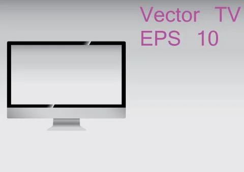 Vector TV Stock Illustration