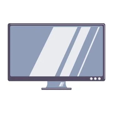 Vector TV Screen Stock Illustration