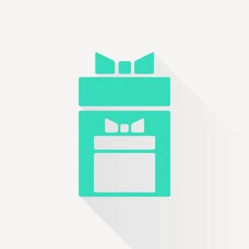 Vector two presents icon Stock Illustration