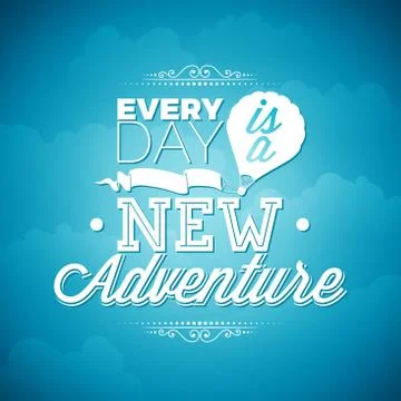 Vector typography design element for greeting cards and posters Stock Illustration