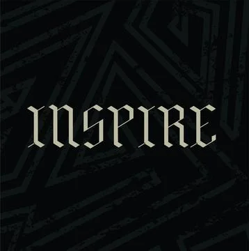 Vector typography design Stock Illustration