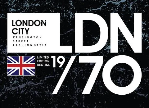 Vector typography illustration and background Stock Illustration