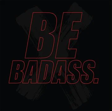 Vector typography illustration Stock Illustration