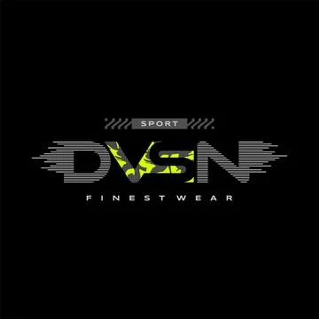 Vector typography for a t-shirt. perfect for a simple style Stock Illustration