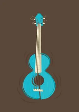 Vector ukulele guitar Stock Illustration