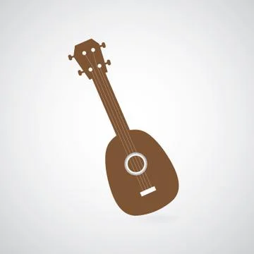 Vector ukulele symbol Stock Illustration