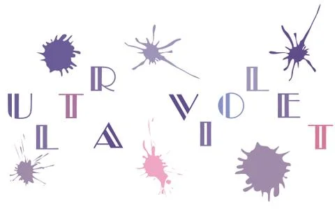 Vector Ultraviolet Color Stock Illustration