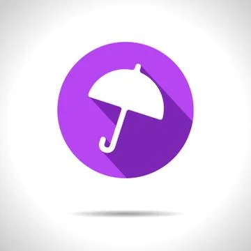 Vector umbrella icon. Eps10 Stock Illustration