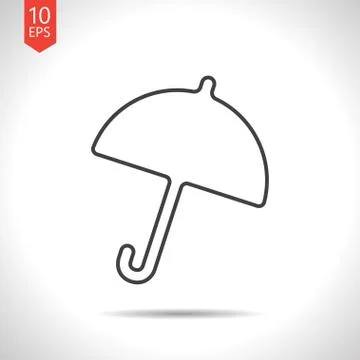 Vector umbrella icon Stock Illustration
