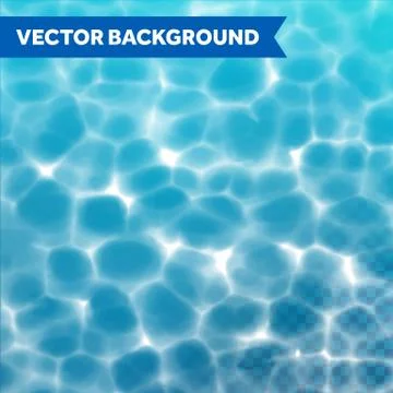 Vector underwater light background. Stock Illustration