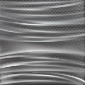 Vector unevenly stretched white transparent plastic film in the style of realism Stock Illustration