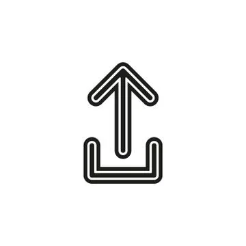 Vector Upload symbol - app up load button Stock-Illustration