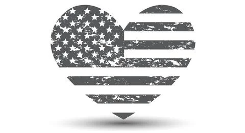 Vector USA Flag. American Flag Symbol.Icon For Website Or Mobile App Stock Illustration