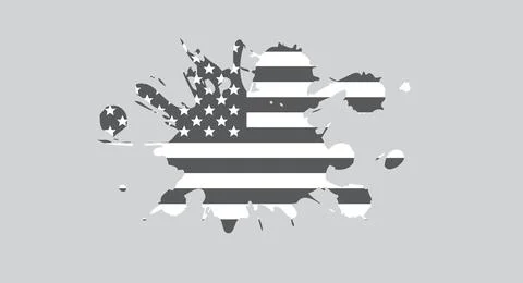 Vector USA Flag. American Flag Symbol.Icon For Website Or Mobile App Stock Illustration