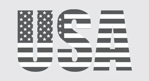 Vector USA Flag. American Flag Symbol.Icon For Website Or Mobile App Stock Illustration