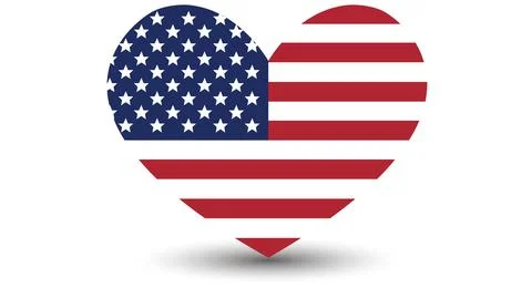 Vector USA Flag. American Flag Symbol.Icon For Website Or Mobile App Stock Illustration