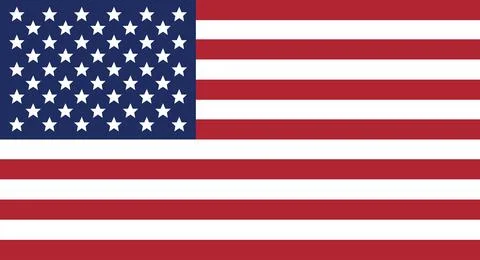 Vector USA Flag. American Flag Symbol.Icon For Website Or Mobile App Stock Illustration