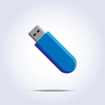 Vector usb flash card icon Stock Illustration