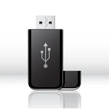 Vector USB flash drive Stock Illustration