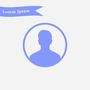 Vector user icon Illustrazione stock