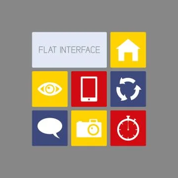 Vector user interface Stock Illustration