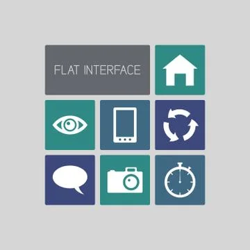 Vector user interface Stock Illustration